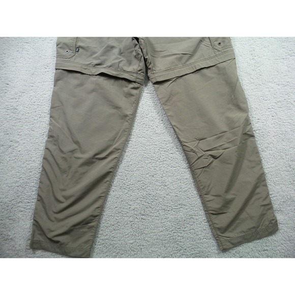 REI Pants Mens Size M 35 X 31 Green Convertible Cargo Belted Ankle Zip UPF 50+ - Picture 8 of 16